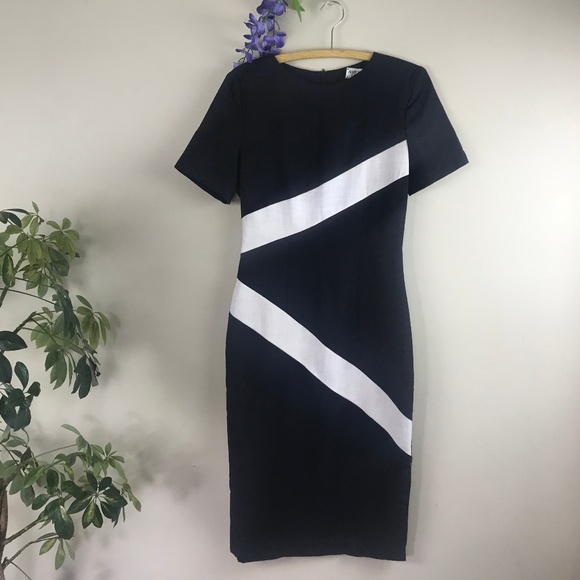 Vintage Dresses & Skirts - Vintage American Design Color Block Dress